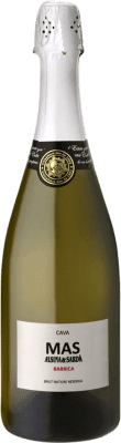 12,95 € Free Shipping | White Sparkling Wine Alsina & Sardà Mas Brut Nature Reserve — Aged D.O. Cava Catalonia Spain Macabeo, Xarel·lo, Chardonnay, Parellada 75 cl