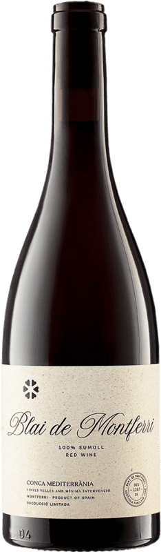 43,95 € Spedizione Gratuita | Vino Rosso Blai de Montferri Seco — Secco Catalogna Spagna Sumoll 75 cl