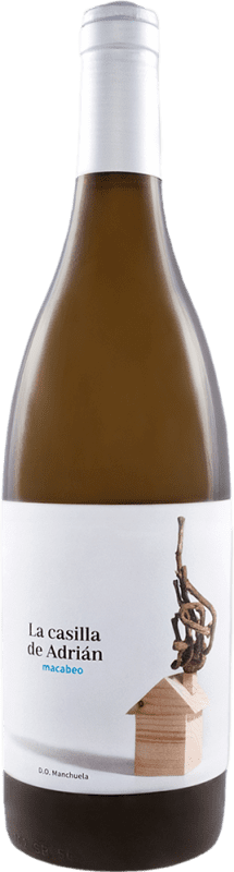 15,95 € Envio grátis | Vinho Branco Moratalla La Casilla de Adrián Seco D.O. Manchuela Castela-Mancha Espanha Macabeo 75 cl