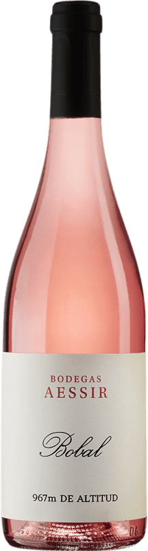 16,95 € 免费送货 | 桃红葡萄酒 Aessir Seco — 干型 Rosé — 桃红葡萄酒 卡斯蒂利亚 - 拉曼恰 西班牙 Bobal — 博巴尔 Bio — 生态 有机 天然 75 cl