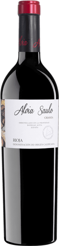 11,95 € 送料無料 | 赤ワイン Alvia Sauló Seco — 辛口 Crianza — クリアンサ D.O.Ca. Rioja ラ・リオハ スペイン Tempranillo — テンプラニーリョ 75 cl Vegan — ヴィーガン