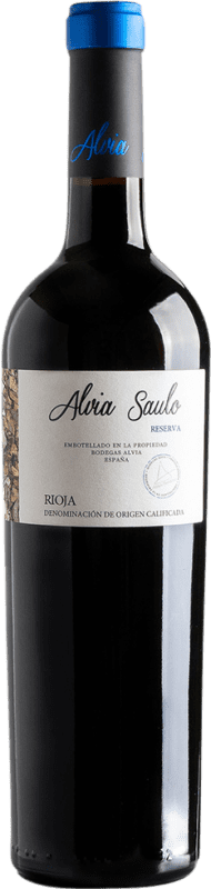 14,95 € 送料無料 | 赤ワイン Alvia Sauló Seco — 辛口 レセルバ D.O.Ca. Rioja ラ・リオハ スペイン Tempranillo — テンプラニーリョ 75 cl