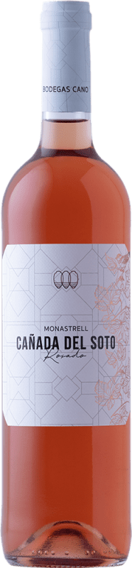 7,95 € Envío gratis | Vino Rosado Cano Cañada del Soto Seco D.O. Almansa Castilla la Mancha España Monastrell Bio — Biológico 75 cl