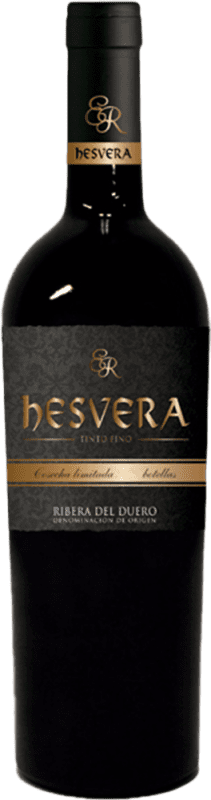 62,95 € Envío gratis | Vino Tinto Hesvera Seco Vino de Autor D.O. Ribera del Duero Castilla y León España Tempranillo 75 cl