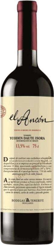 28,95 € Free Shipping | Red Wine Insulares Tenerife El Ancón Seco — Dry Barrel D.O. Ycoden-Daute-Isora Canary Islands Spain Baboso, Listán, Castellana 75 cl