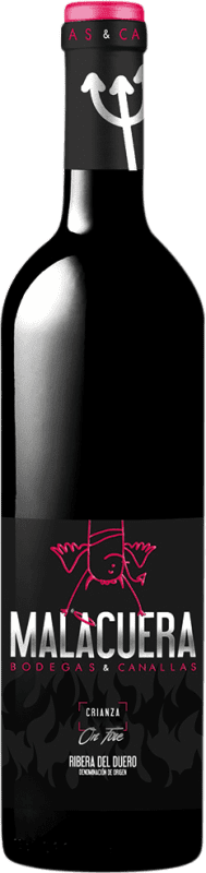 28,95 € Envoi gratuit | Vin Rouge Malacuera Seco — Sec Crianza D.O. Ribera del Duero Castille et Leon Espagne Tempranillo 75 cl