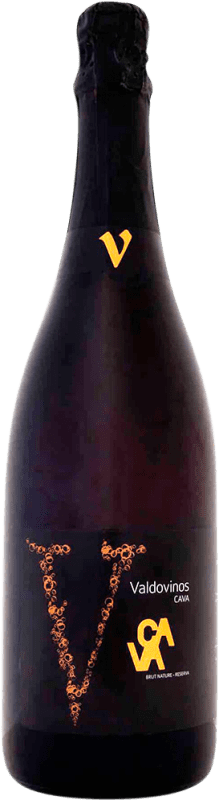 13,95 € 免费送货 | 白起泡酒 Valdovinos Brut Nature — 天然干型起泡酒 D.O. Cava 加泰罗尼亚 西班牙 Macabeo — 马卡贝奥, Chardonnay — 莎当妮 75 cl