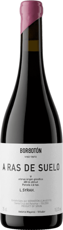 32,95 € Envoi gratuit | Vin Rouge Borbotón A Ras de Suelo Seco — Sec Castilla La Mancha Espagne Syrah 75 cl Végan