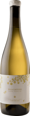 13,95 € Envío gratis | Vino Blanco Celler Mas Bella Cartoixà Seco D.O. Tarragona Cataluña España Xarel·lo 75 cl
