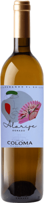 8,95 € Бесплатная доставка | Белое вино Coloma Alarije Seco — Сухое I.G.P. Vino de la Tierra de Extremadura Estremadura Испания 75 cl
