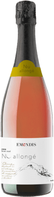 12,95 € Envío gratis | Espumoso Rosado Emendis Nu Allongé Brut D.O. Cava Cataluña España Garnacha, Trepat 75 cl