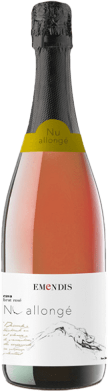 13,95 € 送料無料 | ロゼのスパークリングワイン Emendis Nu Allongé Brut — ブリュット D.O. Cava カタロニア スペイン Garnacha — グルナッシュ, Trepat — トレパット 75 cl