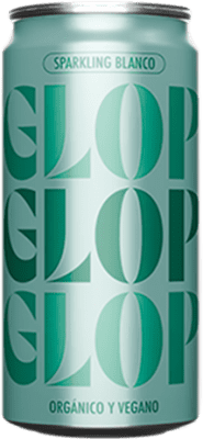 75,95 € 免费送货 | 盒装12个 白起泡酒 Glop Seco — 干型 D.O. Catalunya 加泰罗尼亚 西班牙 Garnacha — 歌海娜 Bio — 生态 有机 天然 罐 20 cl Vegan — 纯素