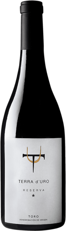 14,95 € Spedizione Gratuita | Vino Rosso Terra d'Uro Riserva D.O. Toro Castilla y León Spagna Tempranillo 75 cl