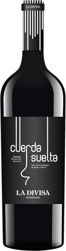 29,95 € 送料無料 | 赤ワイン La Divisa Cuerda Suelta Seco — 辛口 アンダルシア スペイン Tempranillo — テンプラニーリョ, Garnacha — グルナッシュ Bio — Eco エコ ビオ オーガニック 75 cl Vegan — ヴィーガン