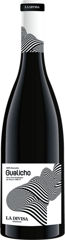 32,95 € 免费送货 | 红葡萄酒 La Divisa Guialicho Seco — 干型 安达卢西亚 西班牙 Garnacha — 歌海娜 Bio — 生态 有机 天然 75 cl Vegan — 纯素