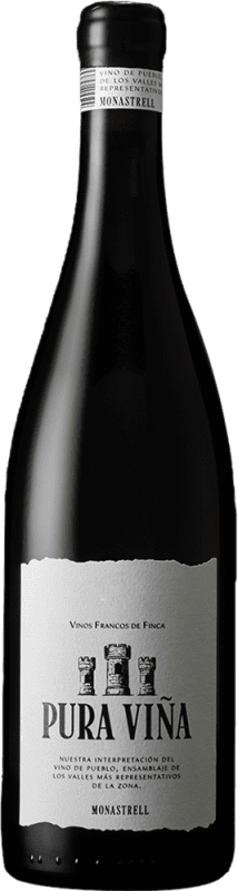23,95 € 送料無料 | 赤ワイン Pura Viña Seco — 辛口 D.O. Bullas ムルシア地方 スペイン Monastrell — モナストレル 75 cl