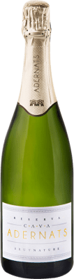 14,95 € Envío gratis | Espumoso Blanco Nulles Adernats Brut Nature Reserva D.O. Cava Cataluña España Macabeo, Xarel·lo, Parellada 75 cl