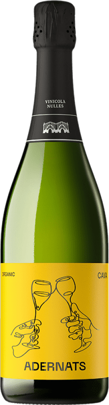 13,95 € 免费送货 | 白起泡酒 Nulles Adernats Guarda Brut Nature — 天然干型起泡酒 D.O. Cava 加泰罗尼亚 西班牙 Macabeo — 马卡贝奥, Xarel·lo — 哈雷洛, Parellada — 帕雷利亚达 Bio — 生态 有机 天然 75 cl