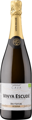 21,95 € Spedizione Gratuita | Spumante Bianco Escudé Jordi Lluch Brut Nature Riserva D.O. Cava Catalogna Spagna Macabeo Bio — Ecologico 75 cl