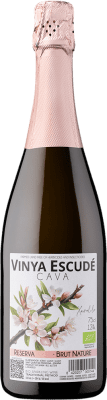 21,95 € Spedizione Gratuita | Spumante Bianco Escudé Jordi Lluch Brut Nature Riserva D.O. Cava Catalogna Spagna Xarel·lo Bio — Ecologico 75 cl