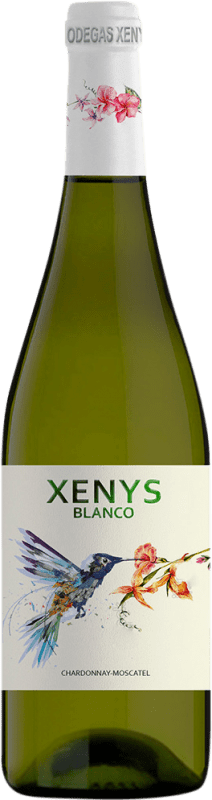 10,95 € 免费送货 | 白葡萄酒 Xenysel Xenys Seco — 干型 D.O. Jumilla 穆尔西亚地区 西班牙 Chardonnay — 莎当妮, Moscatel — 麝香葡萄 Bio — 生态 有机 天然 75 cl Vegan — 纯素