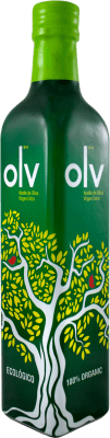 15,95 € Spedizione Gratuita | Olio d'Oliva Sierra de Alcaraz OLV Coupage — Blend, EVO Extra Vergine Castilla-La Mancha Spagna Eco — Biologico Bottiglia Medium 50 cl Vetro