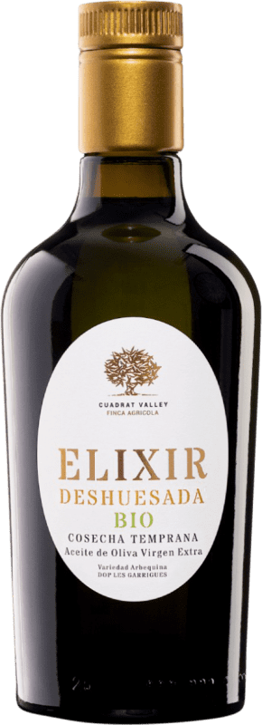27,95 € 送料無料 | オリーブオイル Cuadrat Valley Elixir Deshuesada Cosecha Temprana — 早摘み, EVOO エキストラバージン D.O.P. Les Garrigues カタロニア スペイン Arbequina — アルベキーナ Bio — Eco エコ ビオ オーガニック ミディアムボトル 50 cl