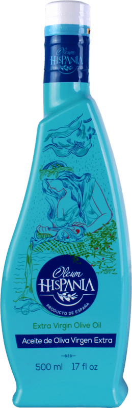 34,95 € Envio grátis | Azeite de Oliva Oleum Hispania 4 Elementos Agua Tradicional, AOVE Virgem Extra Córdoba Espanha Arbequina Garrafa Medium 50 cl