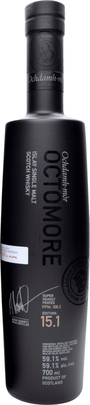 232,95 € Free Shipping | Single Malt Whisky Bruichladdich Octomore 15.1 Limited Edition United Kingdom 70 cl