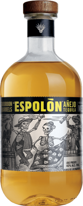 46,95 € Kostenloser Versand | Tequila San Nicolás Espolón Añejo — Gereift Mexiko 1 L