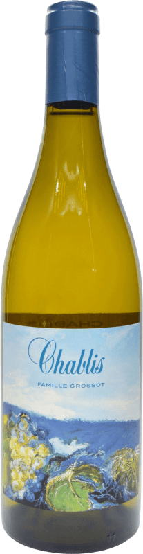 32,95 € 送料無料 | 白ワイン Corinne & Jean-Pierre Grossot A.O.C. Chablis ブルゴーニュ フランス Chardonnay — シャルドネ 75 cl
