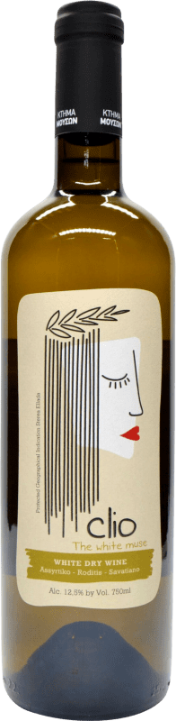 8,95 € Envoi gratuit | Vin Blanc Muses Clio The White Muse Grèce Assyrtiko, Rhoditis 75 cl