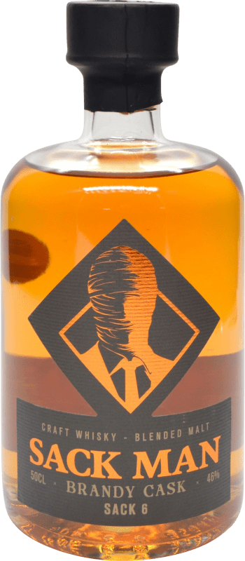 66,95 € Free Shipping | Blended Whisky Sack Man Sack 6 Brandy Cask Finish Spain Medium Bottle 50 cl