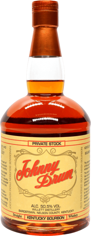 76,95 € 送料無料 | ブレンデッドウイスキー Willett Johnny Drum プライベートコレクション アメリカ 70 cl