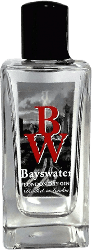 1,95 € Kostenloser Versand | Genever Gin Bayswater Großbritannien Miniaturflasche 5 cl