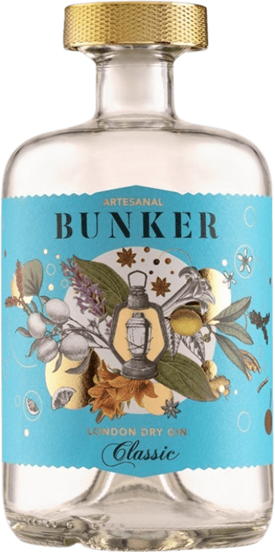 49,95 € Kostenloser Versand | Genever Gin Bunker Klassisch Spanien 70 cl