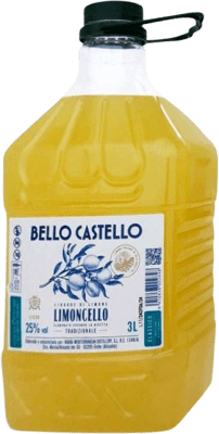 37,95 € Envío gratis | Limoncello SyS Bello Castello España Garrafa 3 L