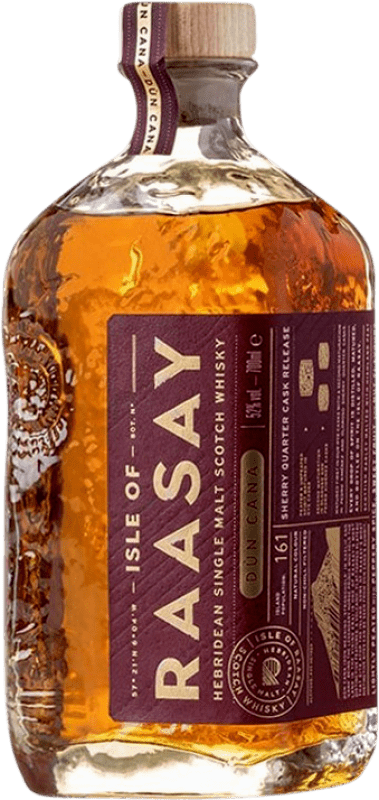 149,95 € 送料無料 | シングルモルトウイスキー Isle of Raasay Dùn Cana Sherry Quarter Cask Finish — カスクフィニッシュ, 限定版 イギリス 70 cl