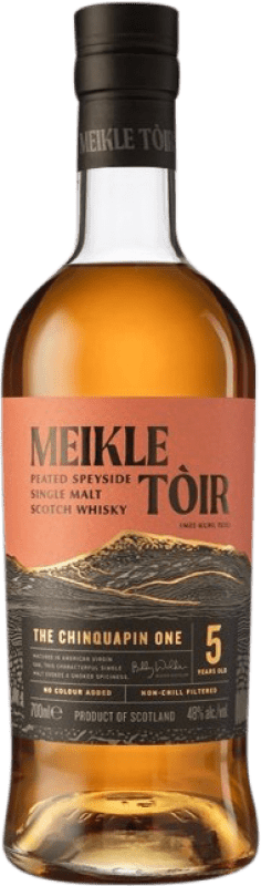 89,95 € Envio grátis | Whisky Single Malt Glenallachie Meikle Toir the Chinquapin Peated — Afumado Highlands Reino Unido 5 Anos 70 cl