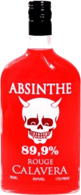 36,95 € Kostenloser Versand | Absinth Inlima Calavera — Schädel, Rouge — Rot Spanien 70 cl