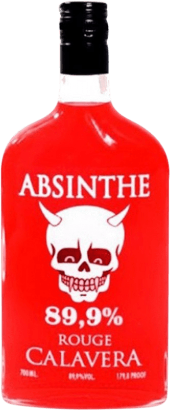 36,95 € Envío gratis | Absenta Inlima Calavera, Rouge — Rojo España 70 cl
