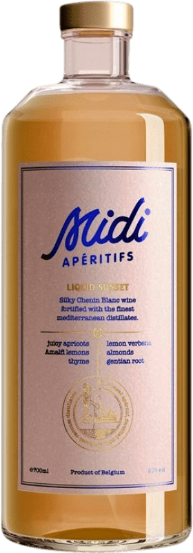 34,95 € Бесплатная доставка | Вермут Midi Liquid Sunset Бельгия 70 cl