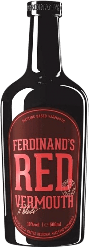 25,95 € Envio grátis | Vermute Ferdinand's Saar Tinto Alemanha Garrafa Medium 50 cl