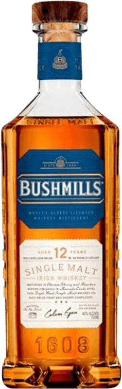 71,95 € 免费送货 | 单一麦芽威士忌 Bushmills PX Sherry Cask Finish — 橡木桶陈酿收尾 爱尔兰 12 岁 70 cl
