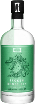 52,95 € 送料無料 | ジン Broken Bones Ljubljana Dragon スロベニア ミディアムボトル 50 cl