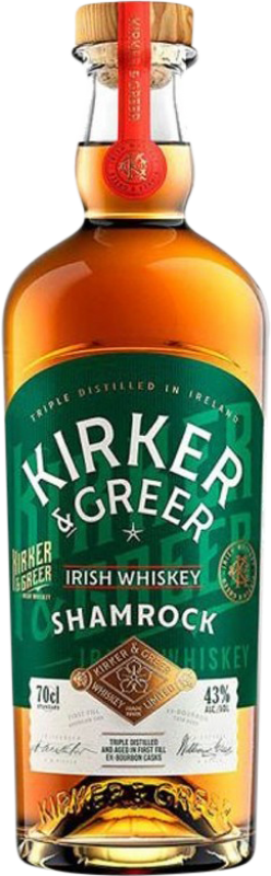 44,95 € Kostenloser Versand | Single Malt Whisky Kirker Greer Shamrock Irland 70 cl