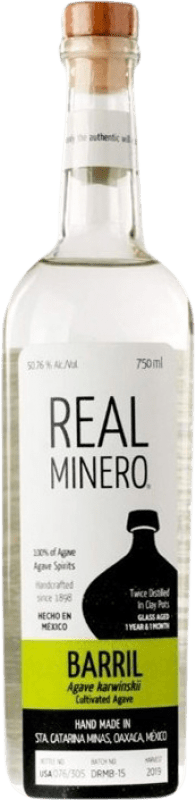 183,95 € Spedizione Gratuita | Mezcal Real Minero Barril Oaxaca Messico 70 cl