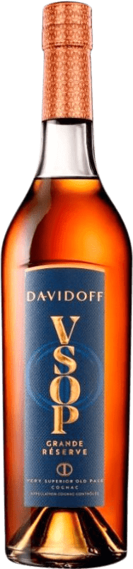 81,95 € Spedizione Gratuita | Cognac Davidoff VSOP Very Superior Old Pale — Molto Superiore Vecchio A.O.C. Cognac Francia 1 L