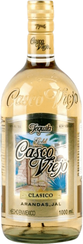 21,95 € 免费送货 | 龙舌兰酒 Casco Viejo Gold — 金色版 Reposado — 雷波萨多 哈利斯科 墨西哥 1 L